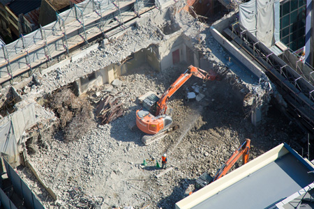 鉄骨構造物解体工事